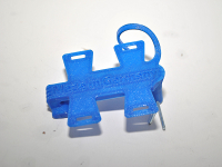 Transponderhalter Transponder Halter Racing Rennstrecke Rennsport Kart passend an AMB /mylaps BLAU