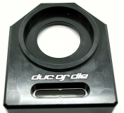 NEU Ducati M1000 u.a. Kettenspanner Achsplatte Schwinge Schutz black