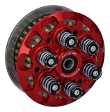 duc or die Anti-Hopping Kupplung 6-Federn einstellbar, Druckplatte rot