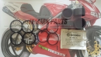 Brembo P4 34/34 mm Bremssattel Reparatursatz mit Kolben Neu Repsatz Reparatur
